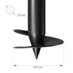 Винтовая свая 219х3000